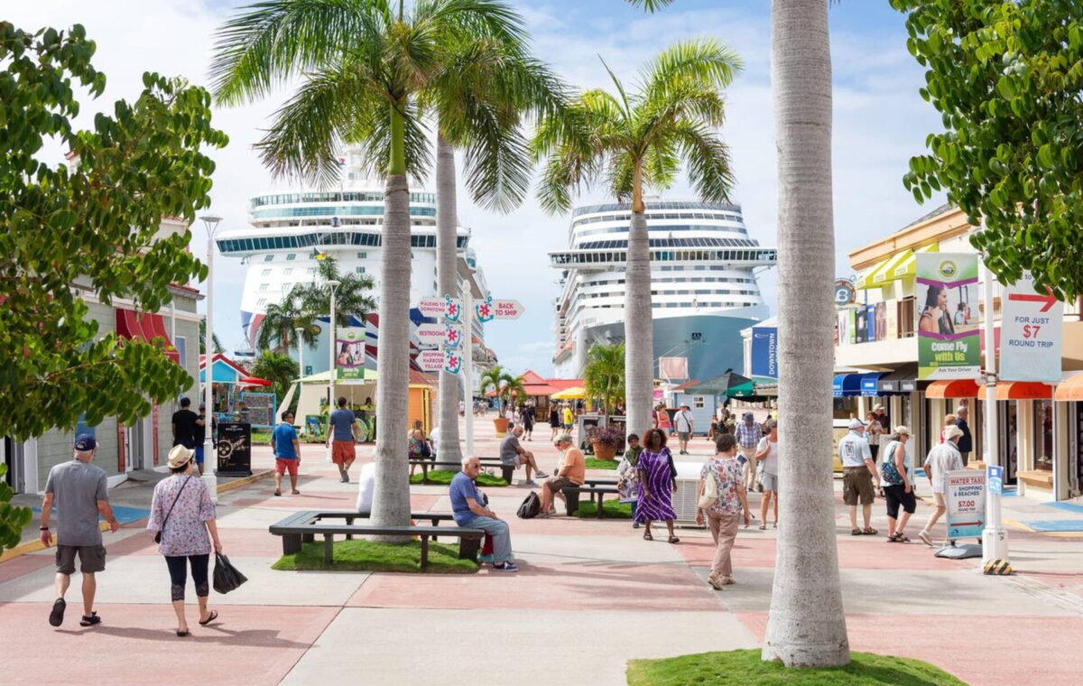 Cruise ships at Port St. Maarten