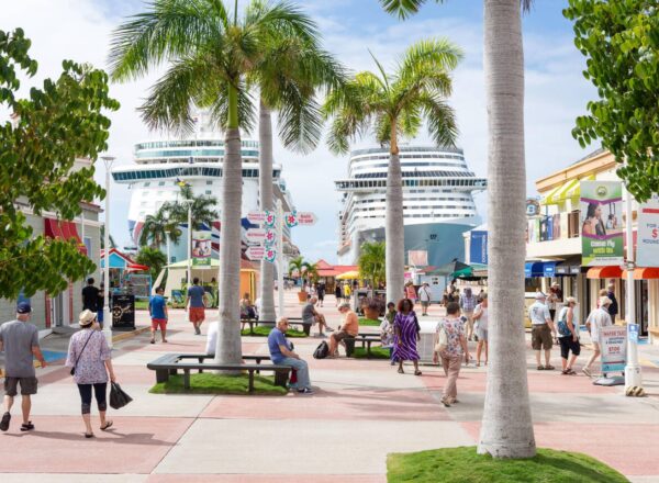 Cruise ships at Port St. Maarten